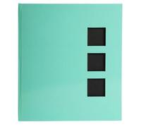 Album photos livre 60 pages noires - Format 29x32cm - AQUAREL - Vert pastel