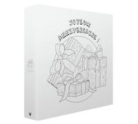 Album photos pochettes Anniversaire à colorier 200 photos Illustration Couverture à colorier Pochettes personnalisable Fabriqué en France