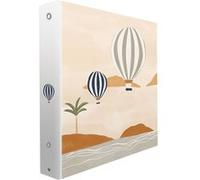 Album photos pochettes illustration Montgolfière 400 photos 11,5x15 cm CEANOTHE Crème 80 pages - Fabriqué en France