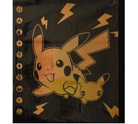 Album Pokémon 25e Anniversaire Pikachu Doré - Classeur Rangement Cartes Collection Trading Card Game (TCG)
