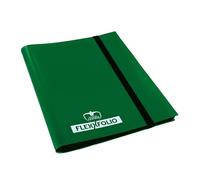 Album portfolio A5 FlexXfolio - Ultimate Guard - Vert - 20 pages - Pochettes à fond noir - Flexible