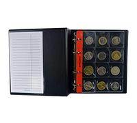 Album pour 120 Monnaies. Classeur M. 10 Feuilles, 120 pièces 46mm x 50mm. Idéal pour Monnaies jusqu'à 40 mm de diamètre. (Modèle M)