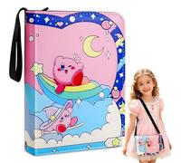 Album pour cartes à collectionner - 50 pages - 400 cartes - Classeur avec bandoulière - Portable et étanche - En polyuréthane - Cadeau