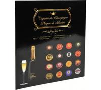 Exacompta - Réf. 96110E - 1 album de collection pour 64 capsules de champagne - Couverture rigide pelliculage brillant - Format 29 x 32,5 cm - coloris noir