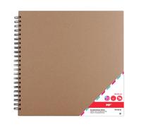 Album pour scrapbooking 200g à spirale 30x30cm Kraft