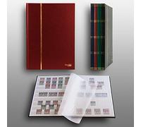 Album pour timbres, 16 pages, intérieur blanc (couv. rouge)