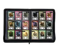 Album Premium 360 cartes à collectionner - Konix - 9 pochettes 63 x 88 mm par page - Magic The Gathering, Pokémon, Yu-Gi-Oh! - Noir