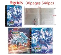 Album range cartes Pokemon - Porte-livre - Classeur de cartes - Dossier de jeu Anime - 9 poches - 540 pièces