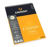 Album Spiralé 30 Feuilles C À Grain A4 125gr - Blanc