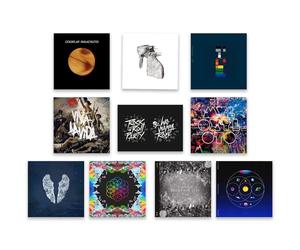 Album studio complet 2000 - 2021 Collection Discographie Coldplay Viva La Vida / X&Y / Mylo Xyloto / et plus encore avec carte d'art bonus