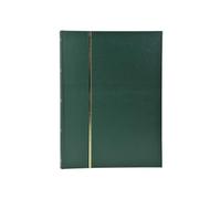 Album Timbres 30x22cm 48p Simili cuir Vert