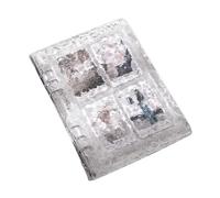 Album transparent - Classeur de poche | Couverture en PVC avec format A5, 10 feuilles avec 40 emplacements, organiseur de rangement avec style léger pour scrapbooking, tri, présentation, archivage