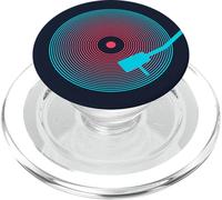 Album Vinyle rétro Rouge et Bleu PopSockets PopGrip pour MagSafe