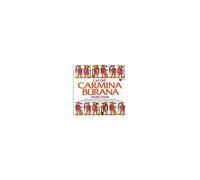 Album vinyle Warner Classics Carmina Burana Carl Orff - Orchestre dirigé par André Previn - Pochette blanche titre orange