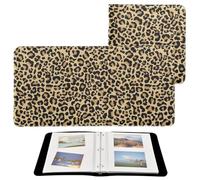Albums photo - Livre photo imprimé léopard - Pages autocollantes - Albums photos pour toutes les tailles de photos - Album photo 15,2 x 20,3 cm