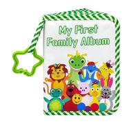 Albums photos de bébé, livre photo de bébé,Album en tissu doux à motifs d'animaux avec crochet étoile | Peut contenir 17 photos, couverture en tissu doux, livre de souvenirs pour