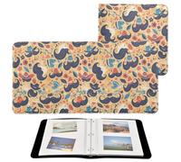 Albums photos pour toutes les tailles de photos Art Décor Moustache Motif rétro Happy Fête des pères Pages autocollantes 10 x 15 cm, 12 x 17 cm, 15 x 20 cm