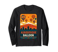 Albuquerque Maillot ballon New Mexico Desert Hot Air Festival Manche Longue