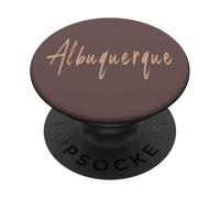 Albuquerque New Mexico Design Vintage élégant PopSockets PopGrip Adhésif