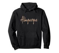 Albuquerque New Mexico Design Vintage élégant Sweat à Capuche