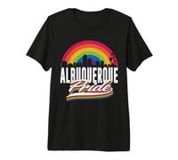 Albuquerque New Mexico LGBT Lesbian Gay Bisexual LGBTQ Pride T-Shirt Haut de Gamme