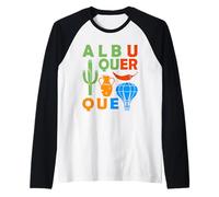 Albuquerque New Mexico Souvenir Men Petroglyphe Albuquerque Manche Raglan