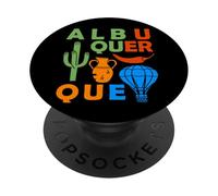Albuquerque New Mexico Souvenir Men Petroglyphe Albuquerque PopSockets PopGrip Adhésif