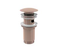 Alca - Bonde pour lavabo clic-clac 5/4 " Avec trop-plein, Rose Gold (A392-RG-P)
