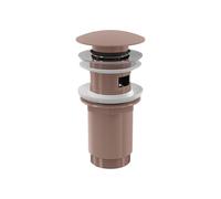 Alca - Bonde pour lavabo clic-clac 5/4 " Avec trop-plein, Rose Gold brossé (A392-RG-B)