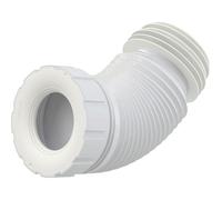 Alca - Connecteur Flexi WC, Blanc (A97SN)