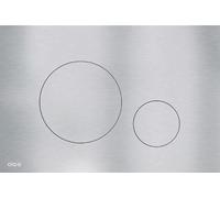 Alca Flat bouton de chasse d'eau pour WC acier TURN-ALUNOX