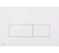 Alca Flat bouton de chasse d'eau pour WC blanc MOON-WHITE