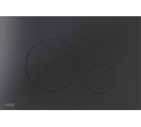 Alca Flat bouton de chasse d'eau pour WC noir TURN-BLACK
