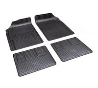 alca® Lot de 4 Tapis de Sol en Caoutchouc, découpables, avec Picots de Fixation