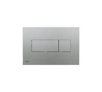 Alca - Plaque de commande double touche pour WC suspendu, Chrome mat (M372)