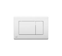 Alca - Plaque de commande pour WC suspendu, Blanc brillant (M270)