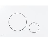 Alca Thin bouton de chasse d'eau pour WC blanc M676