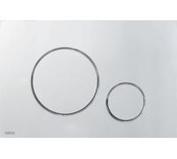 Alca Thin bouton de chasse d'eau pour WC chrome mat M672