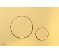 Alca Thin bouton de chasse d'eau pour WC doré M675