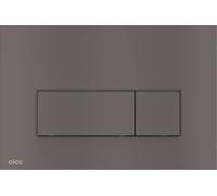 Plaque de commande double touche gun metal (M57-GM-M)