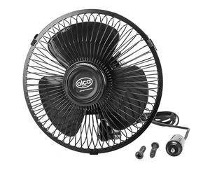 alca® Ventilateur 24 V oscillant et fixe pour camions et véhicules utilitaires