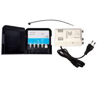 ALCAD BO296 KIT AMPLI 1 UHF + 1 DAB-FM 32 DB REGLABLE LTE 700