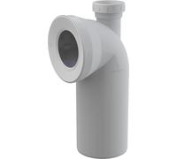 Alcadrain A90-90P50A Coude de raccordement WC 90° avec connecteur Raccord DN50