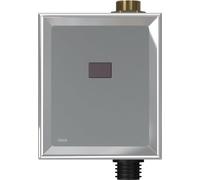 Alcadrain ASP3-B Rinceur de WC automatique, chromé, 6 V (alimentation par batterie)