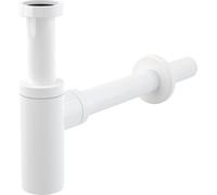 AlcaDrain Siphon design 1 1/4" rond, tout métal blanc