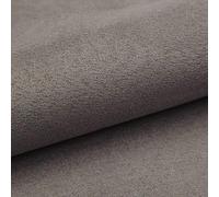 Alcala Antara Tissu d'ameublement vendu au mètre, par exemple, pour chaises ou banc d'angle HEKO PANELS - Gris - 10 m