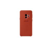 Alcantara Cover EF-XG960 - Coque de protection pour téléphone portable - alcantara - rouge - pour Galaxy S9, S9 Deluxe Edition