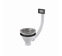 Alcaplast A38 Bonde d'évacuation avec trop-plein flexible Chromé