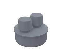 ALCAPLAST Aerateur 110 mm pour canalisations en Polypropylne (PP), Gris, Bloque les remontees d'odeurs, 2,4 l/s, 50 pices