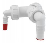 Alcaplast P149Z Double raccord G1"/8-23 avec volets